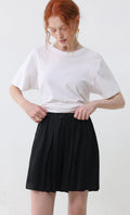 Dain pleated half pants_black