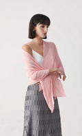 Essential pleated scarf_pink