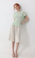 Fresh pleated top_mint