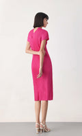 Vivi pleated dress_pink