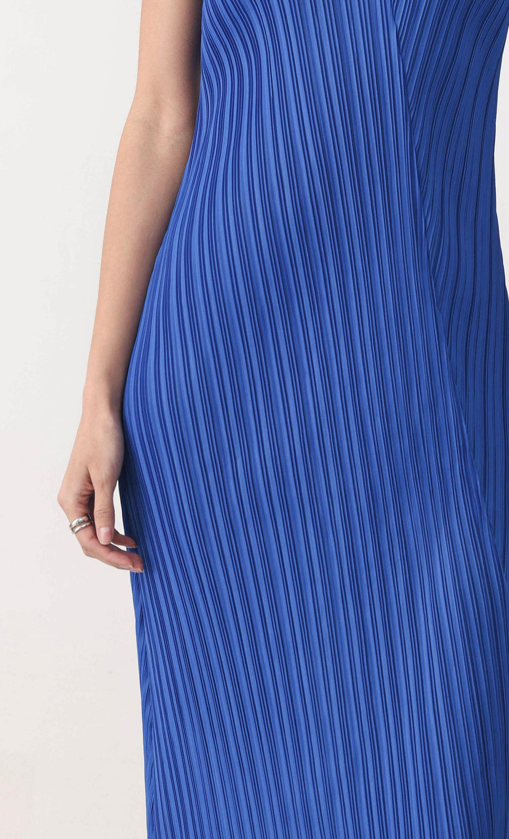 Vivi pleated dress_blue
