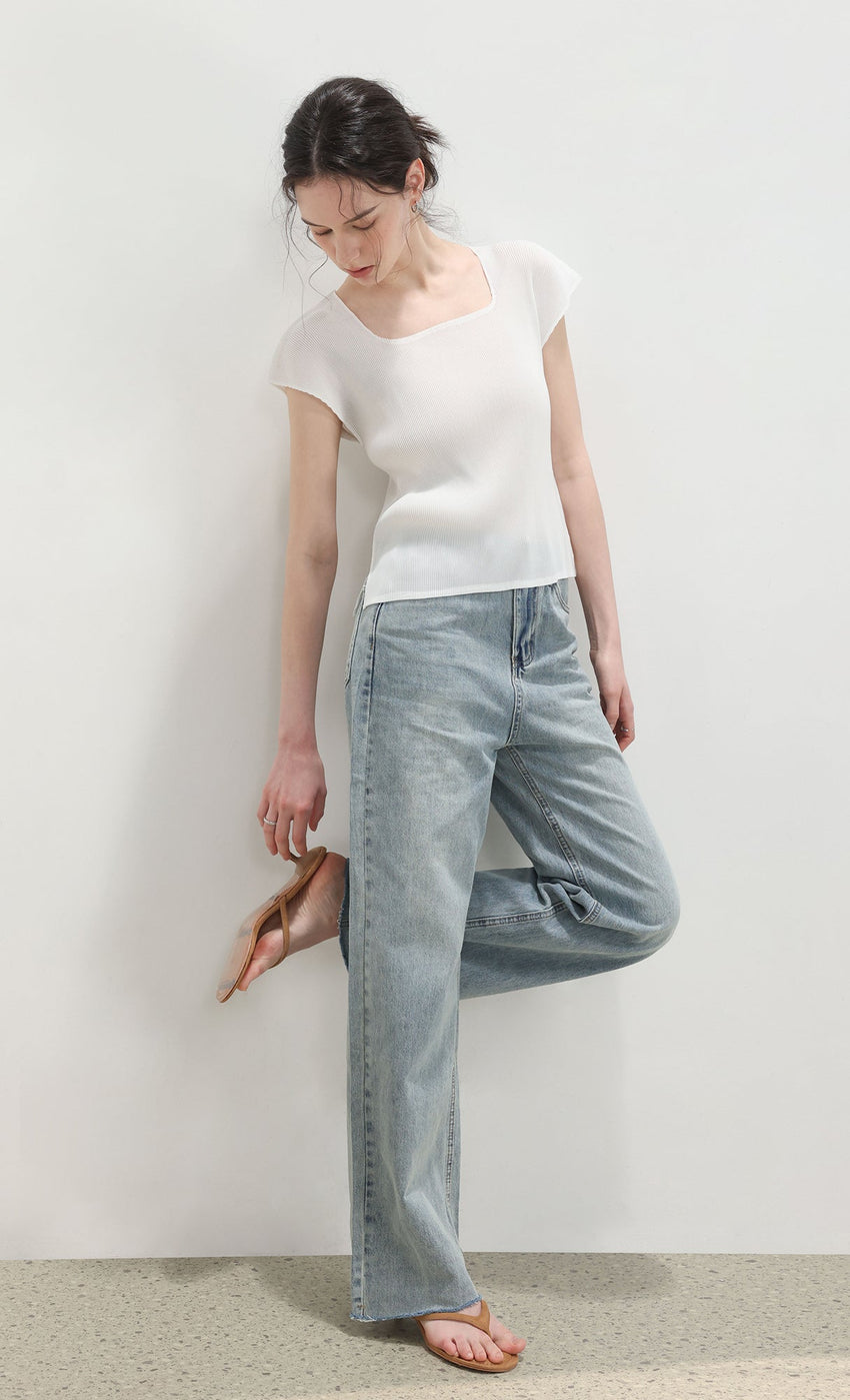 Free Size — Fit For XS - L / White