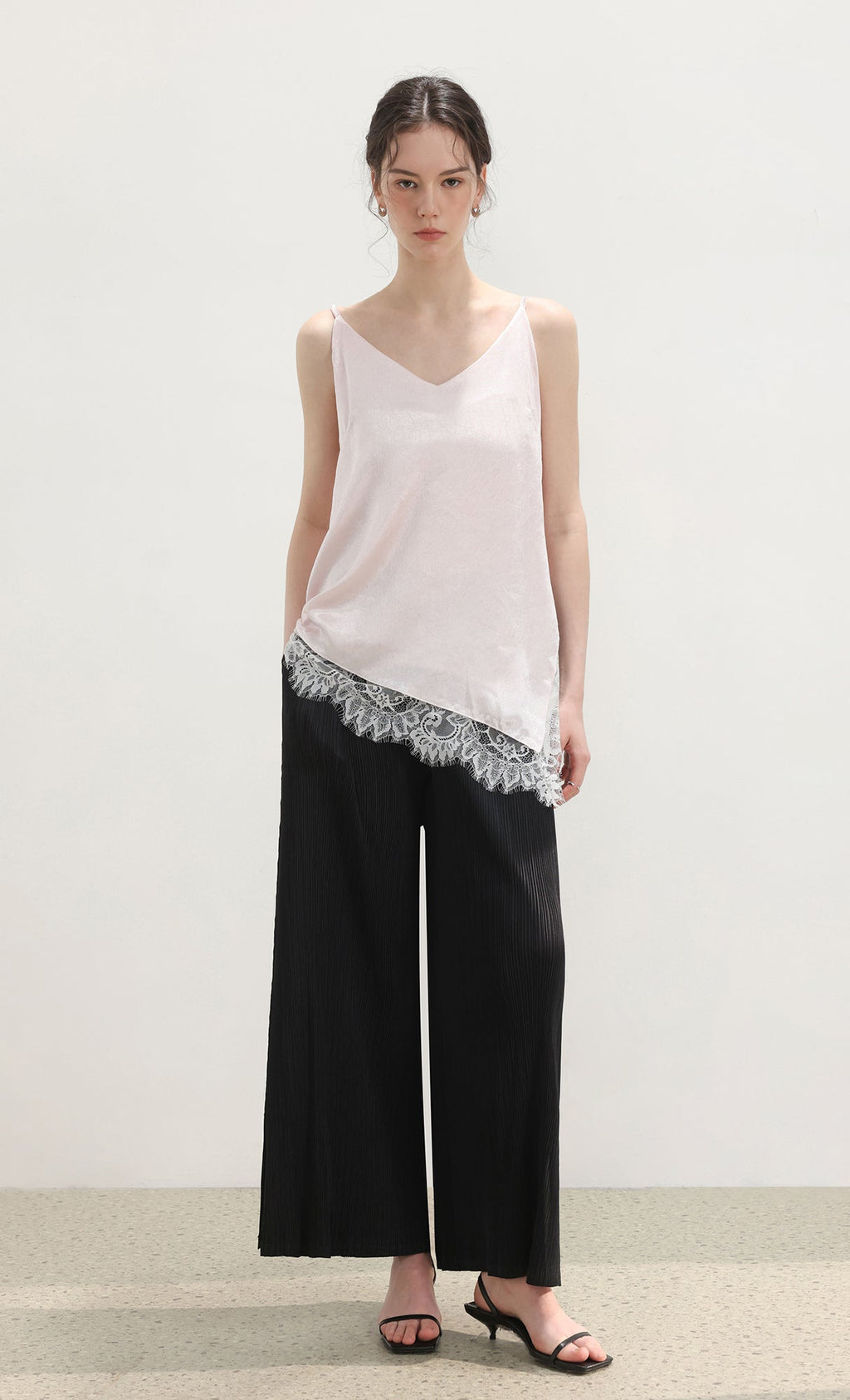 Zina pleated pants_black