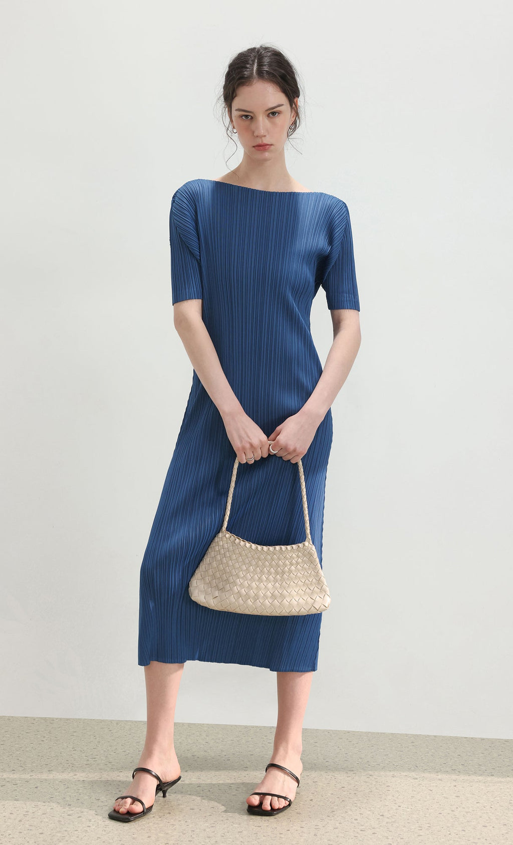 Nesia weaving shouler bag_ivory
