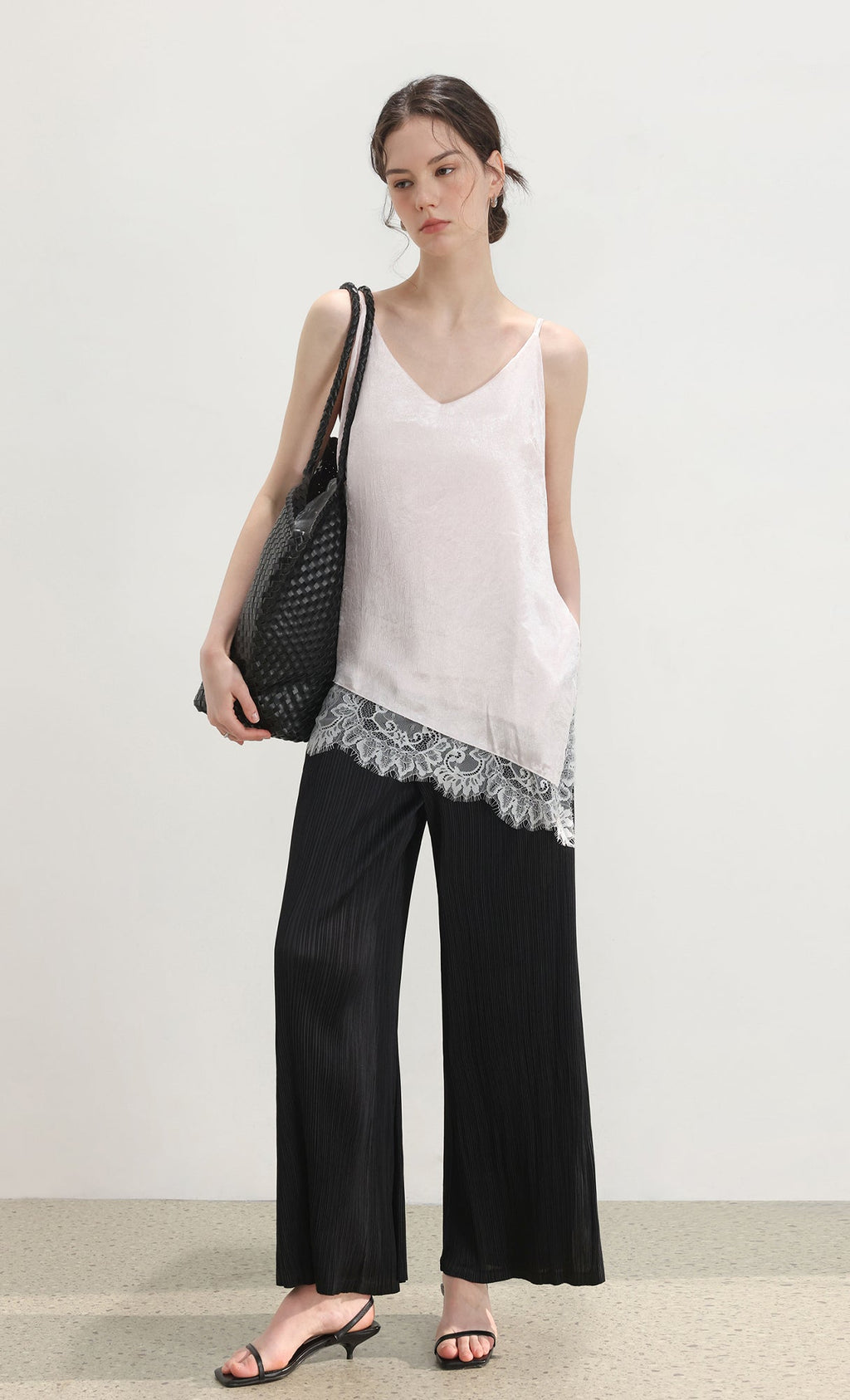 Zina pleated pants_black