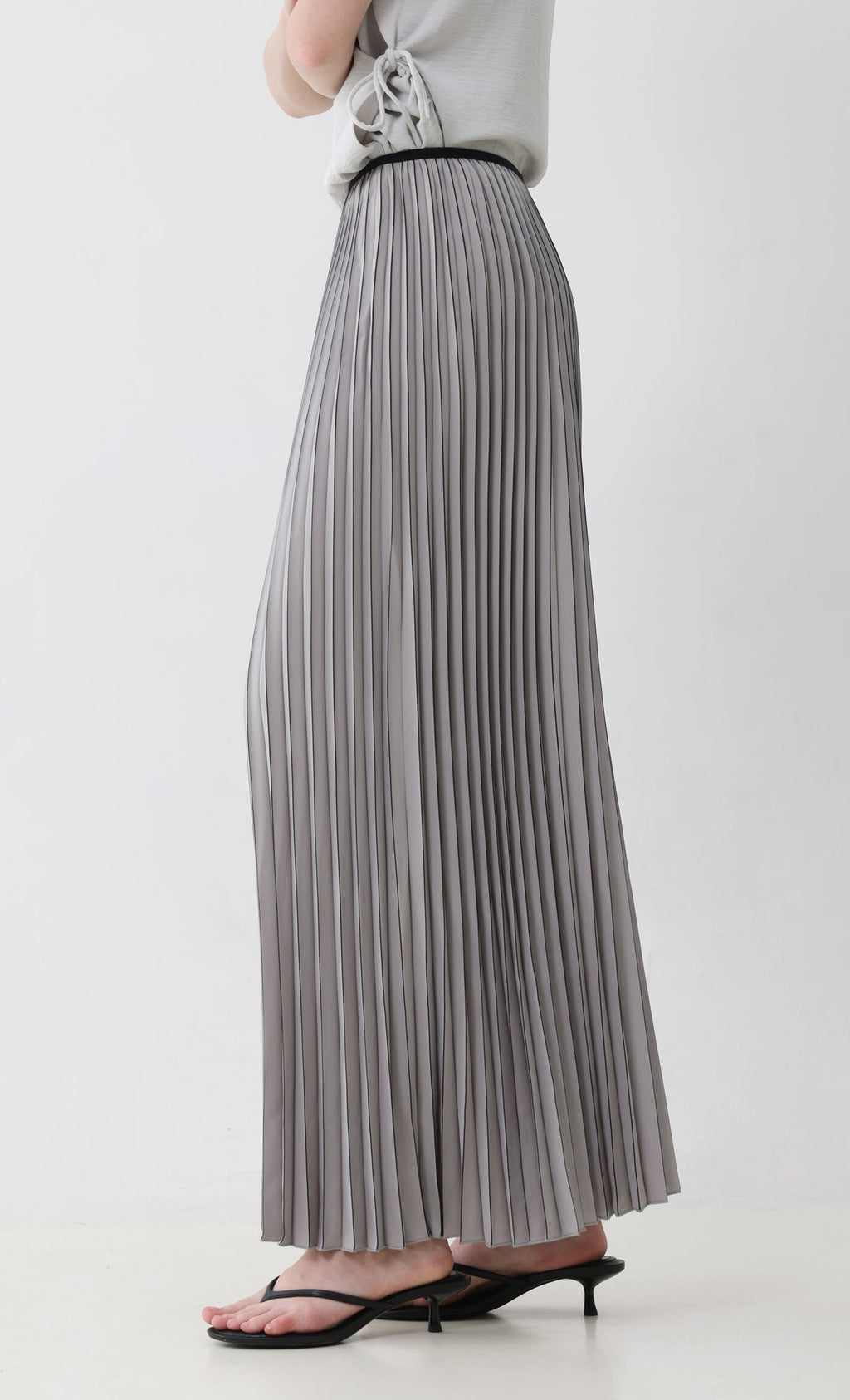 Boldy pleated pants_grey