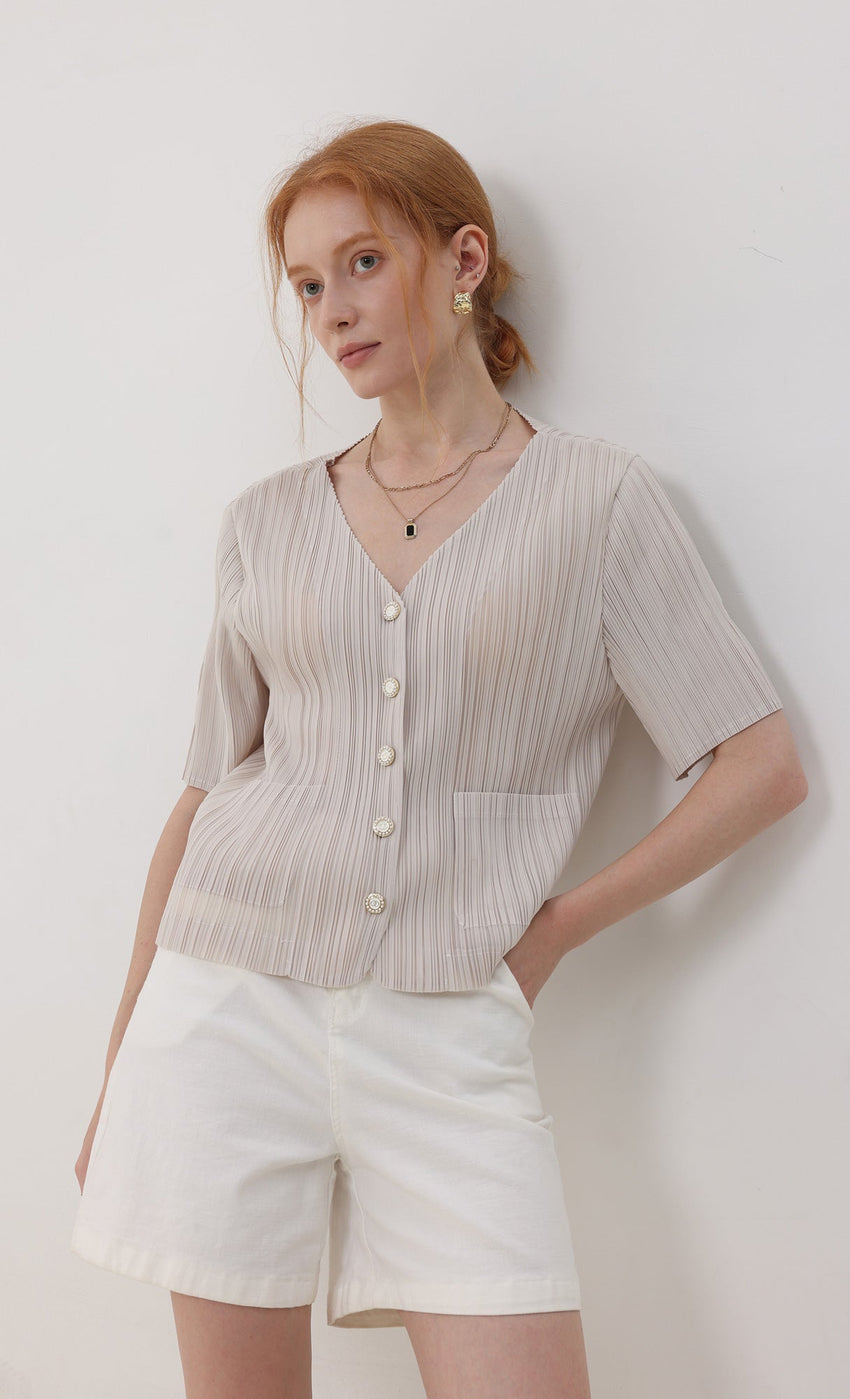 Free Size — Fit For XS - L / Light Beige