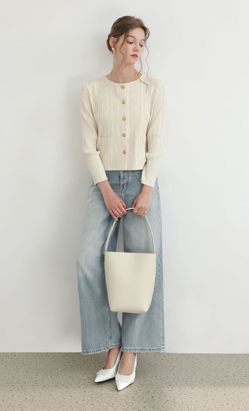 Free Size — Fit For XS - L / Ivory