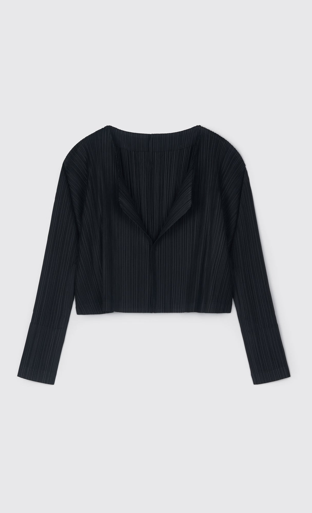 Cod pleated cardigan_black