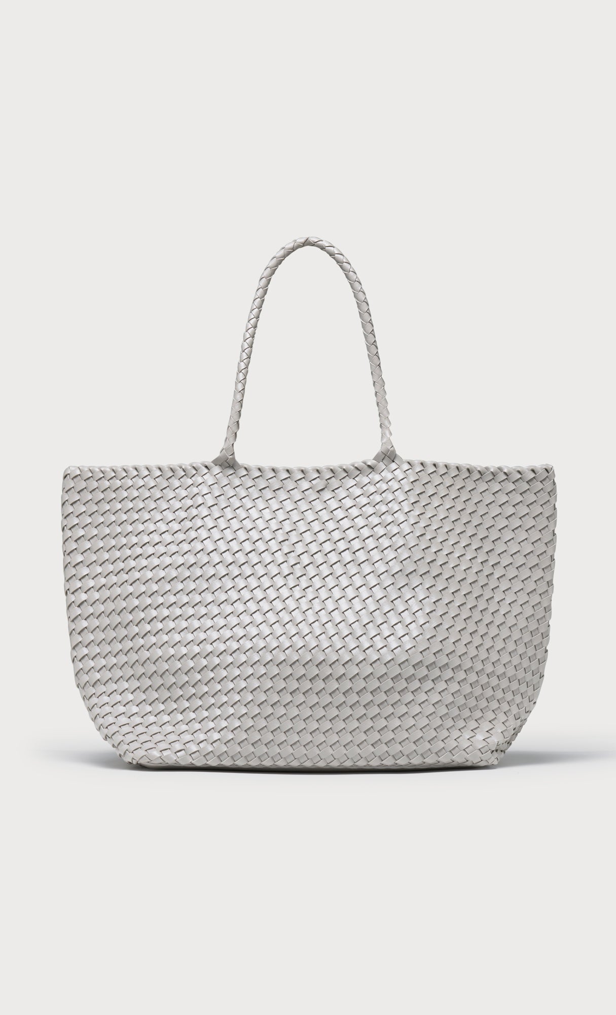 Ena weaving shopper bag_grey