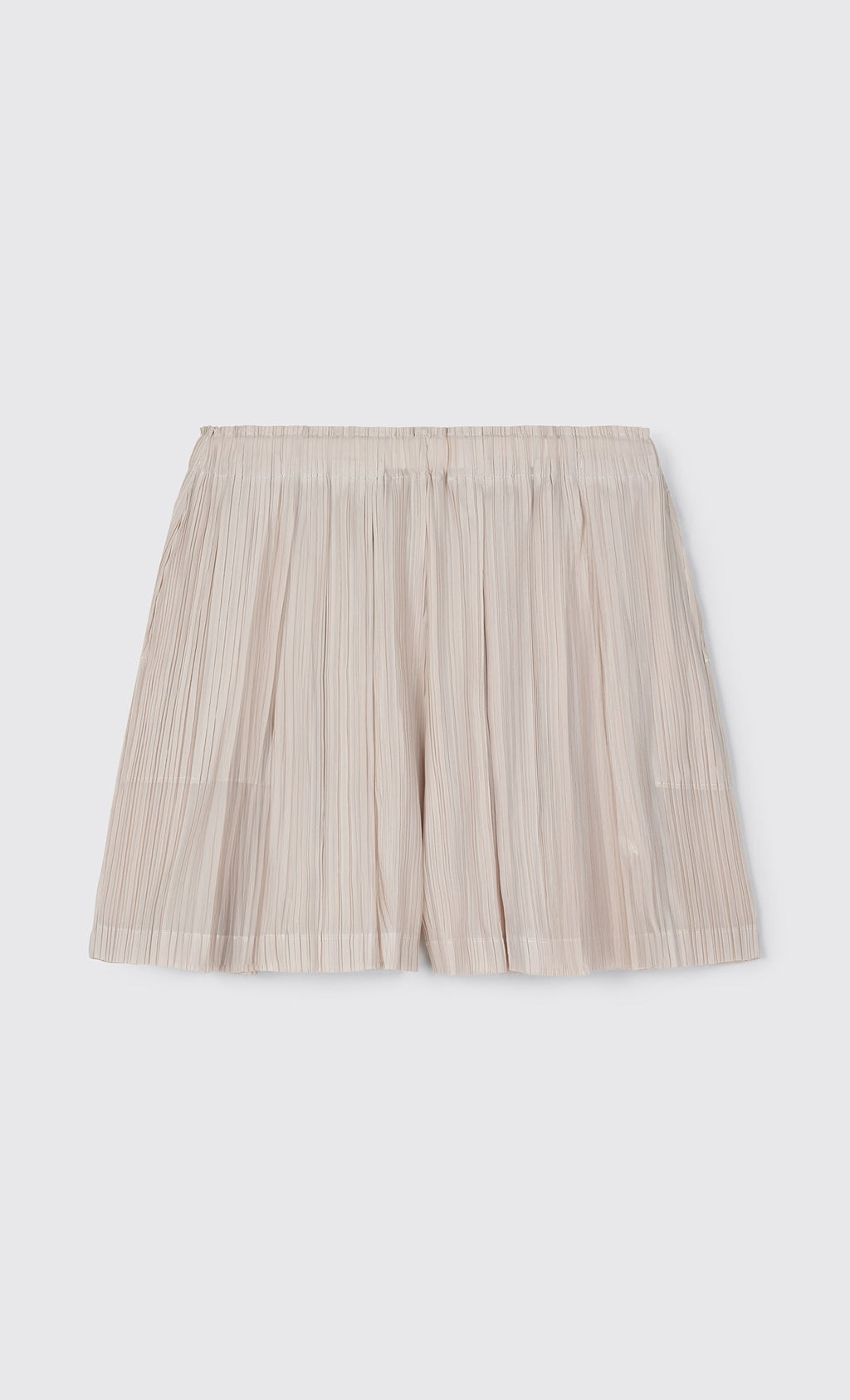 Dain pleated half pants_beige