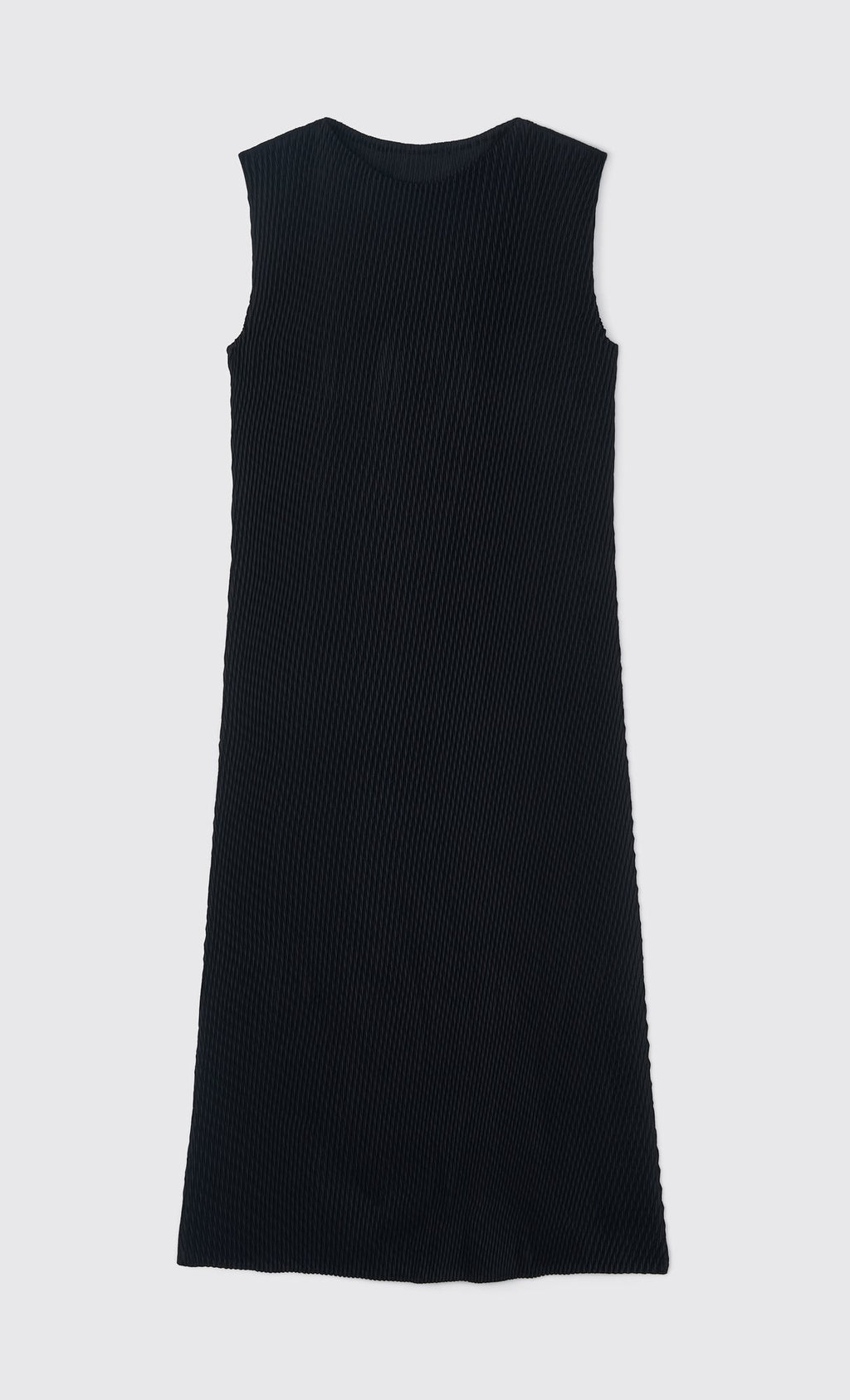 ner sleeveless pleats dress_black