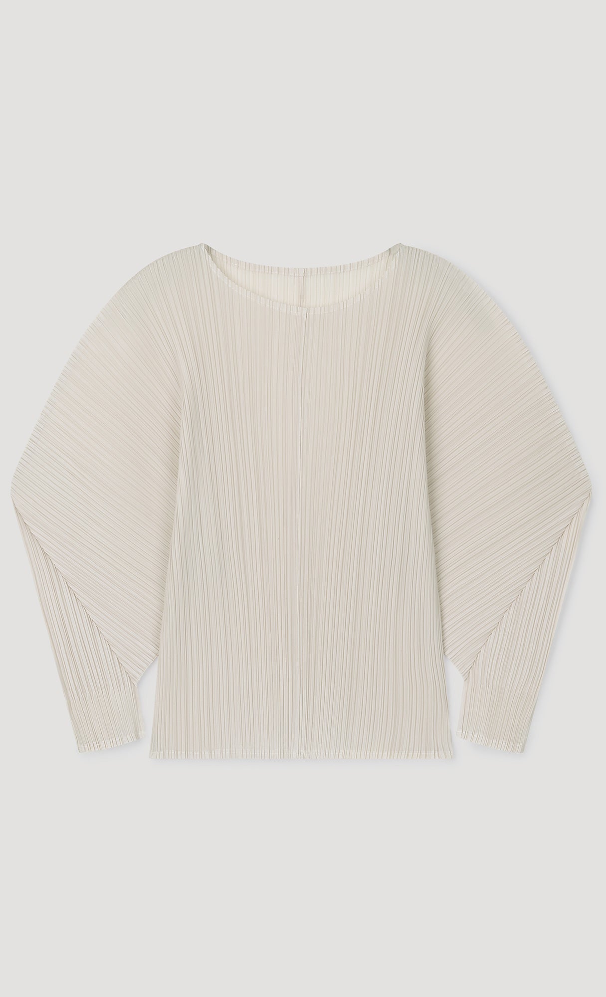 bloom pleated blouse_ivory