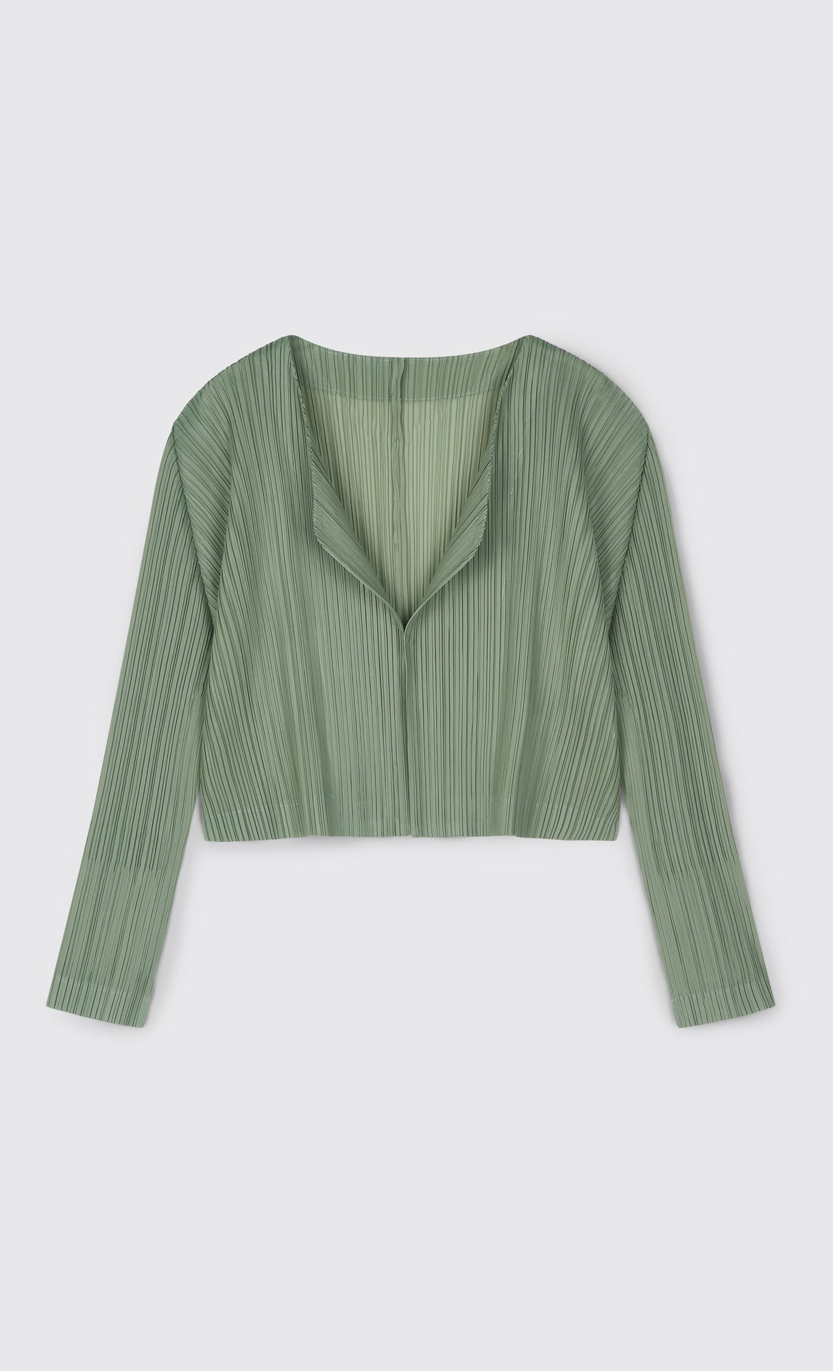 Cod pleated cardigan_mint