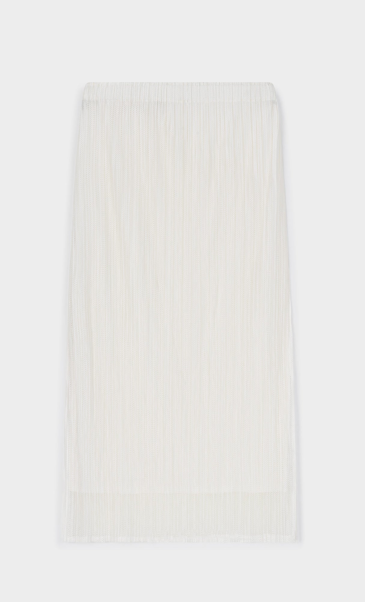 Airy pleated skirt _ivory