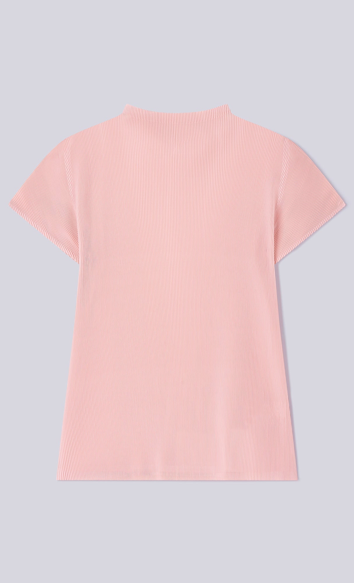 Lao pleated half neck top_pink