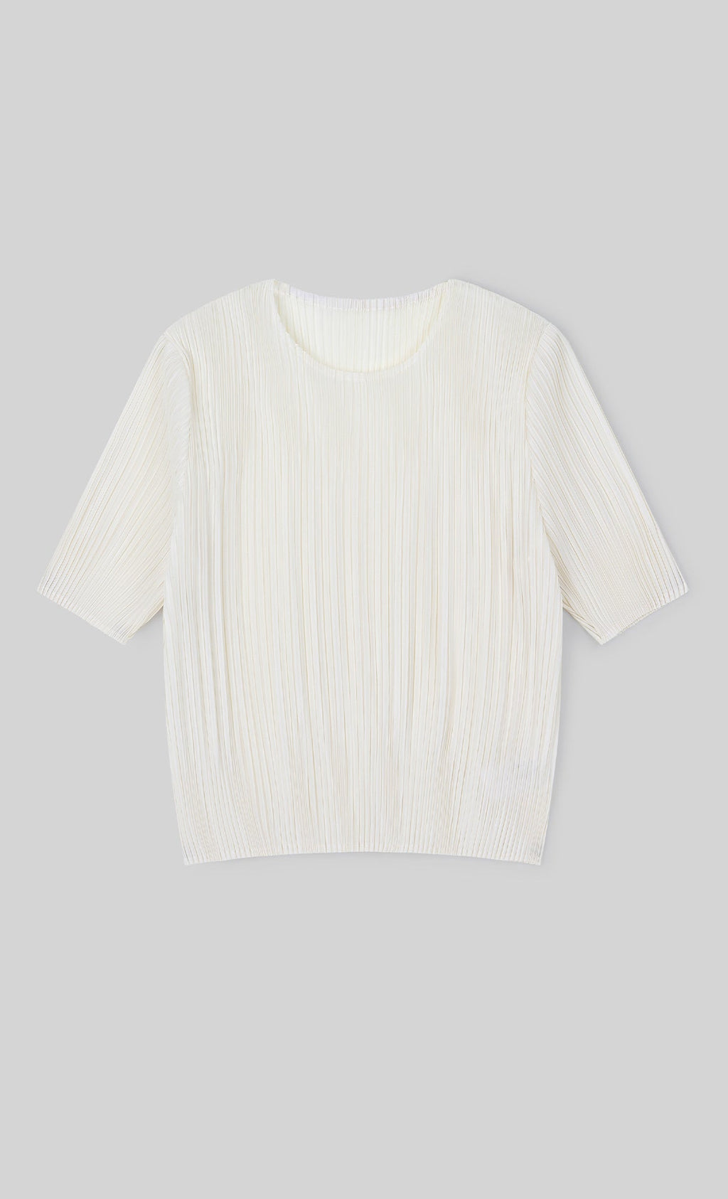 Parky Pleated Top_ivory