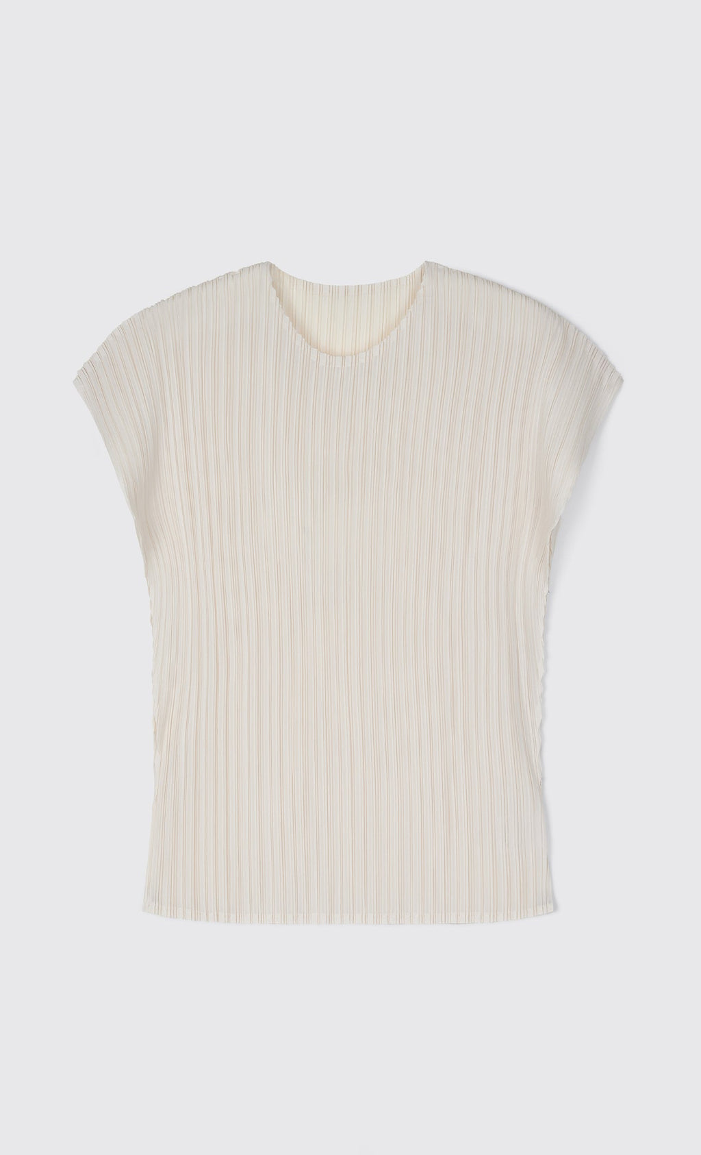 Fresh pleated top_ivory