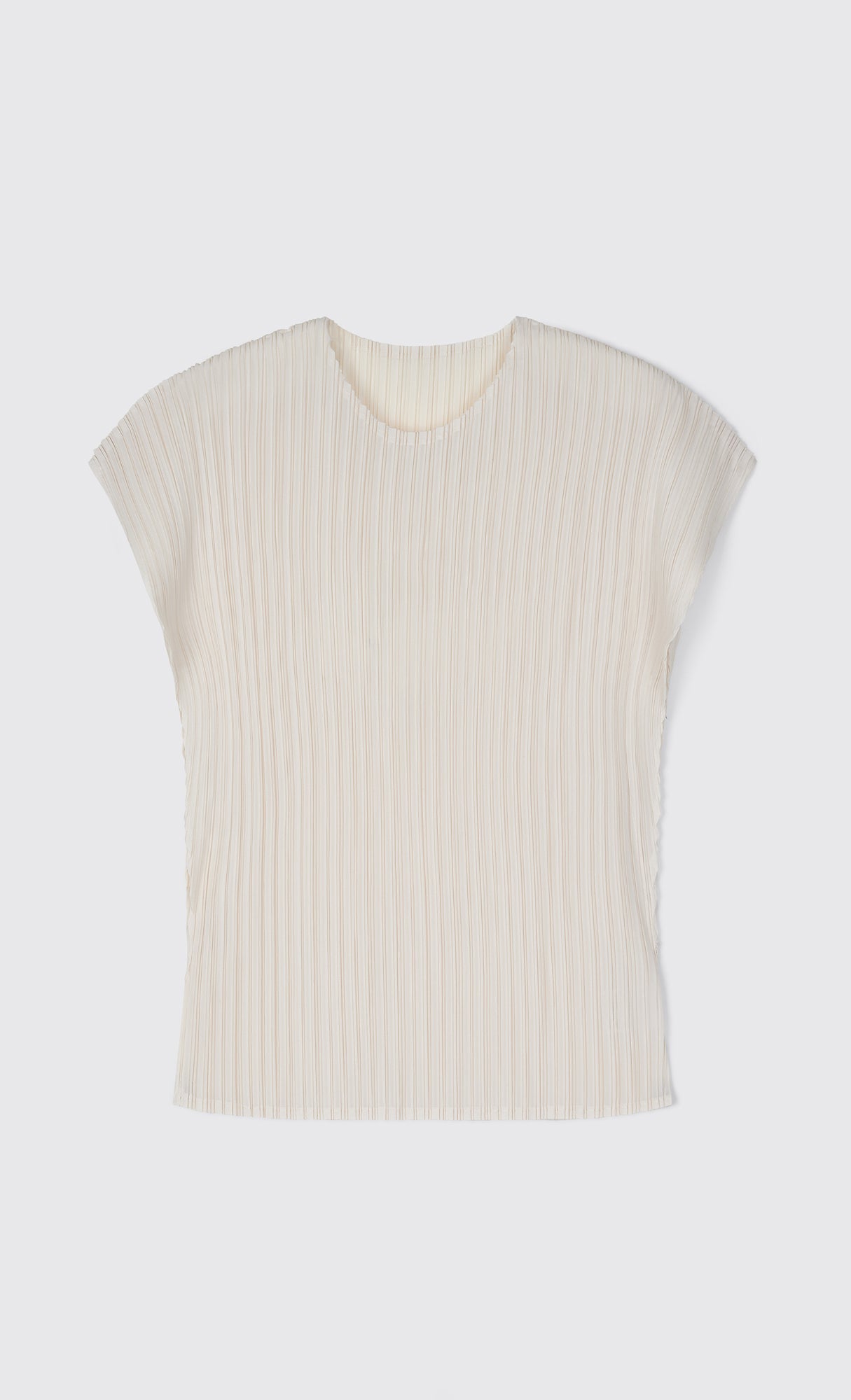 Fresh pleated top_ivory