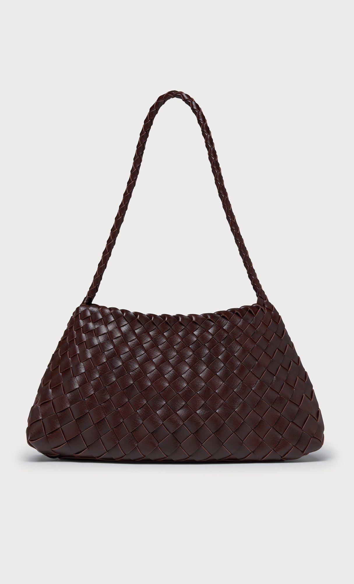 Nesia weaving shouler bag_brown