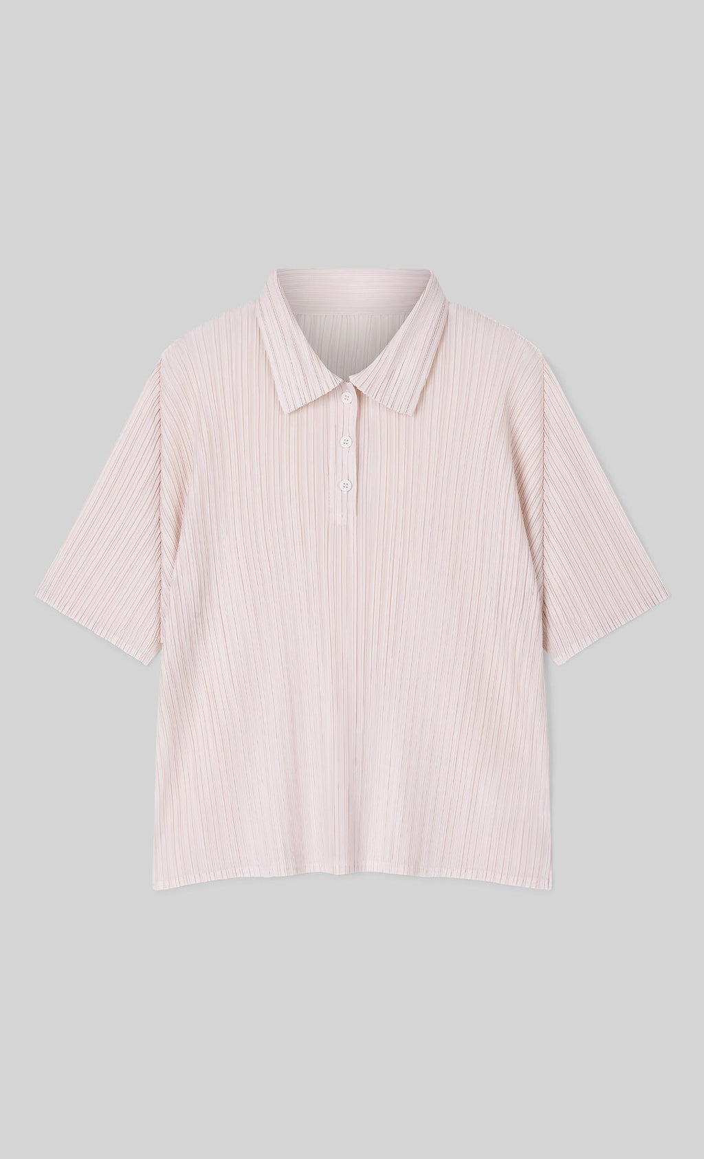 Essen Collard pleated Shirts_ivory