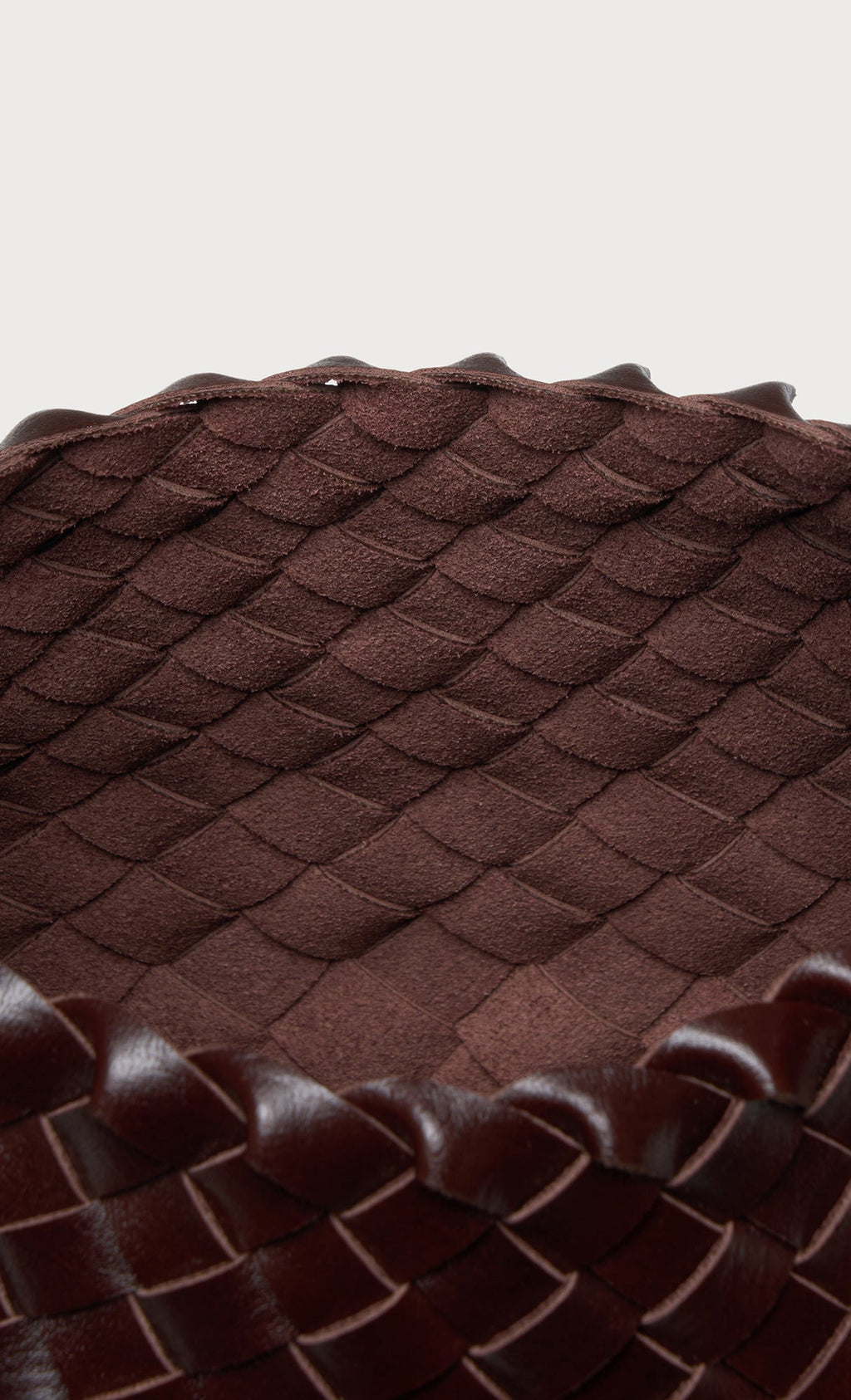 Nesia weaving shouler bag_brown