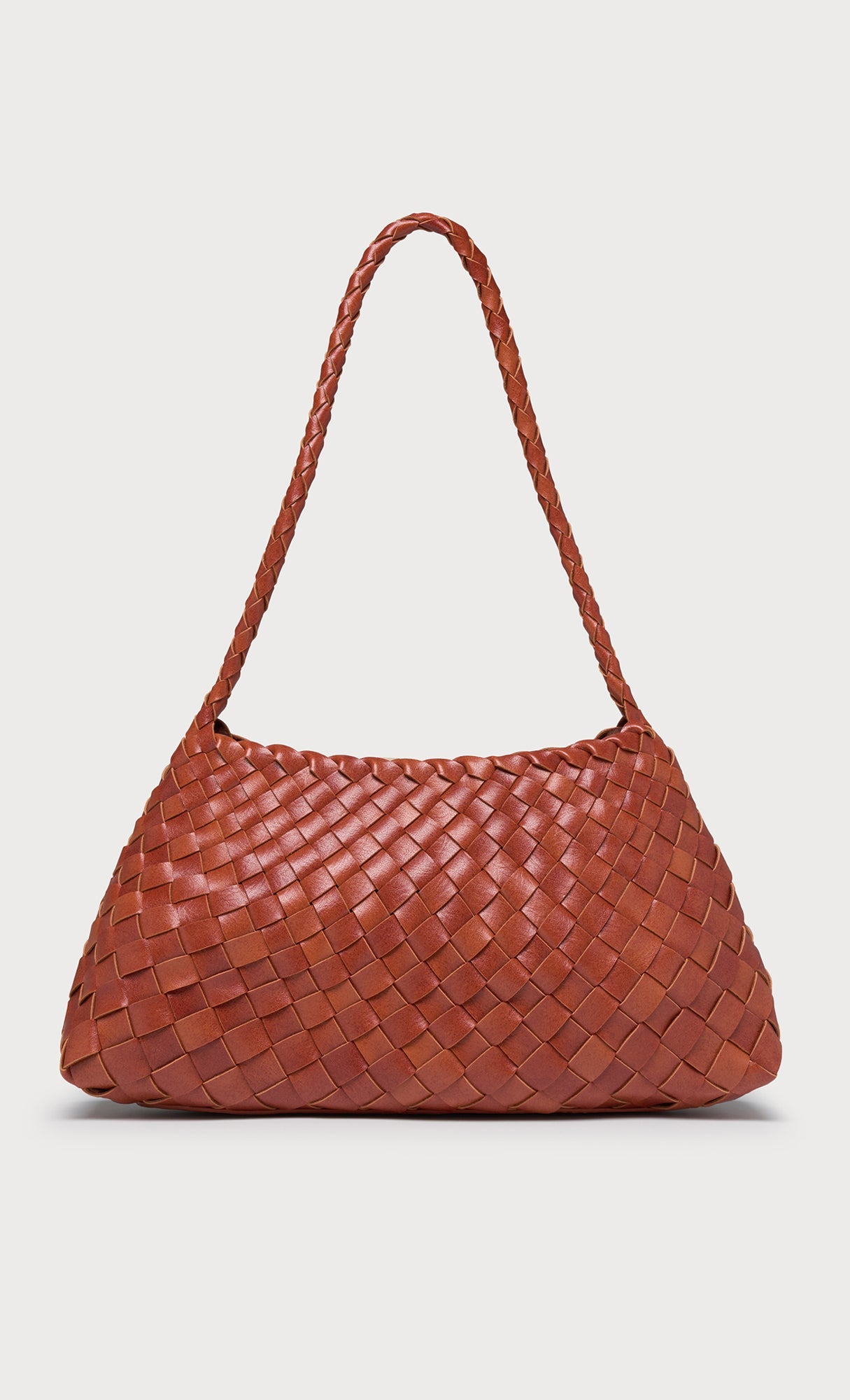 Nesia weaving shouler bag_camel