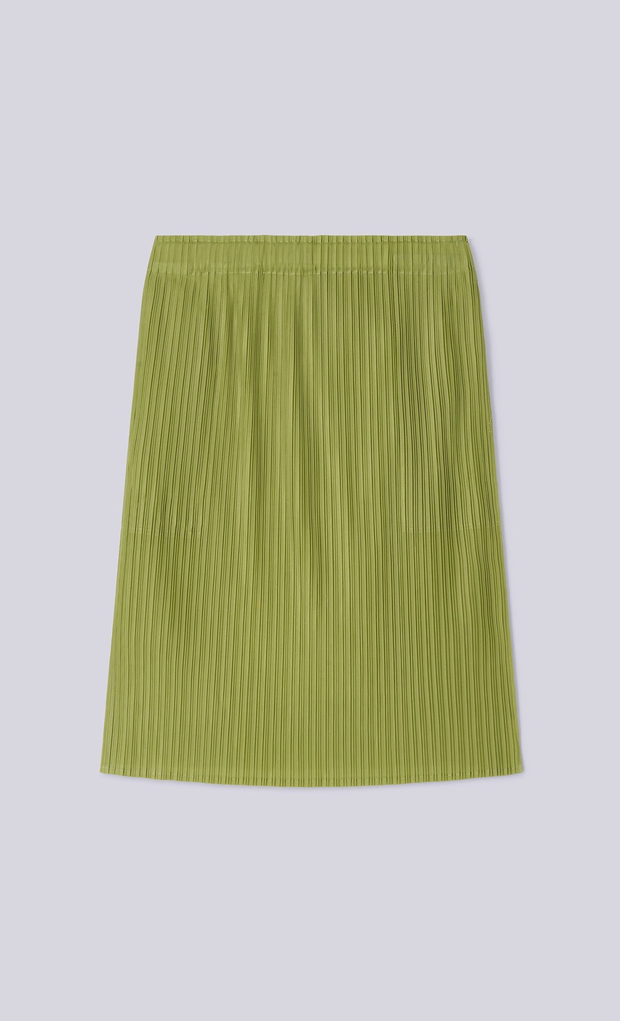 Dara pleated midi skirt_green