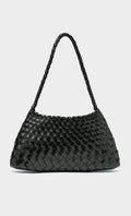 Nesia weaving shouler bag_black