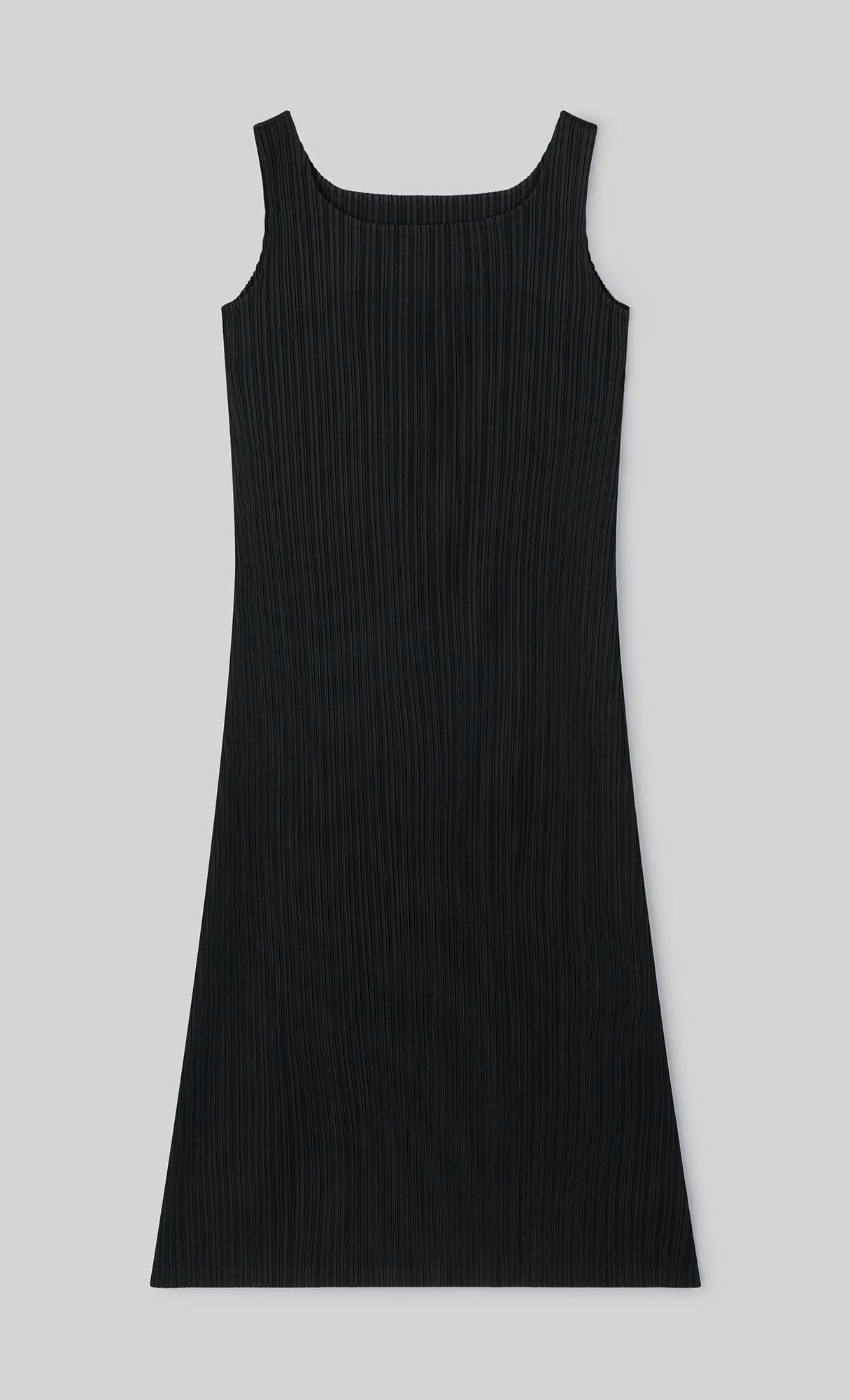 Tois Sleeveless Pleated Dress_black