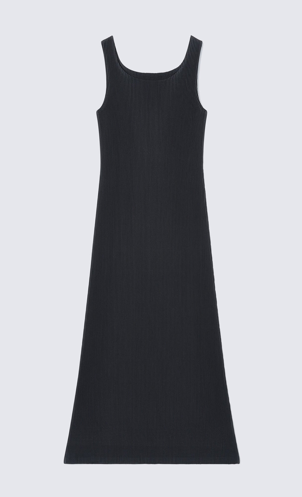 Soly Pleats Sleeveless Dress_Charcoal