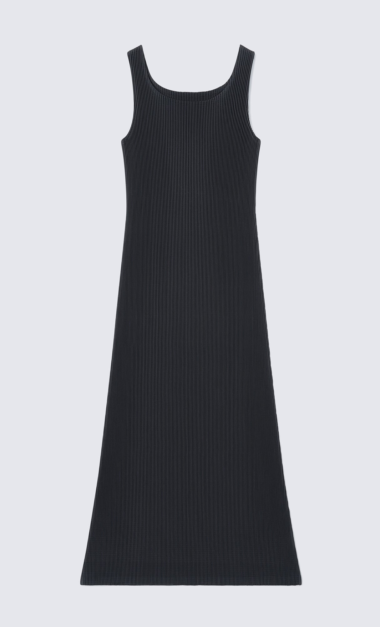 Soly Pleats Sleeveless Dress_Charcoal