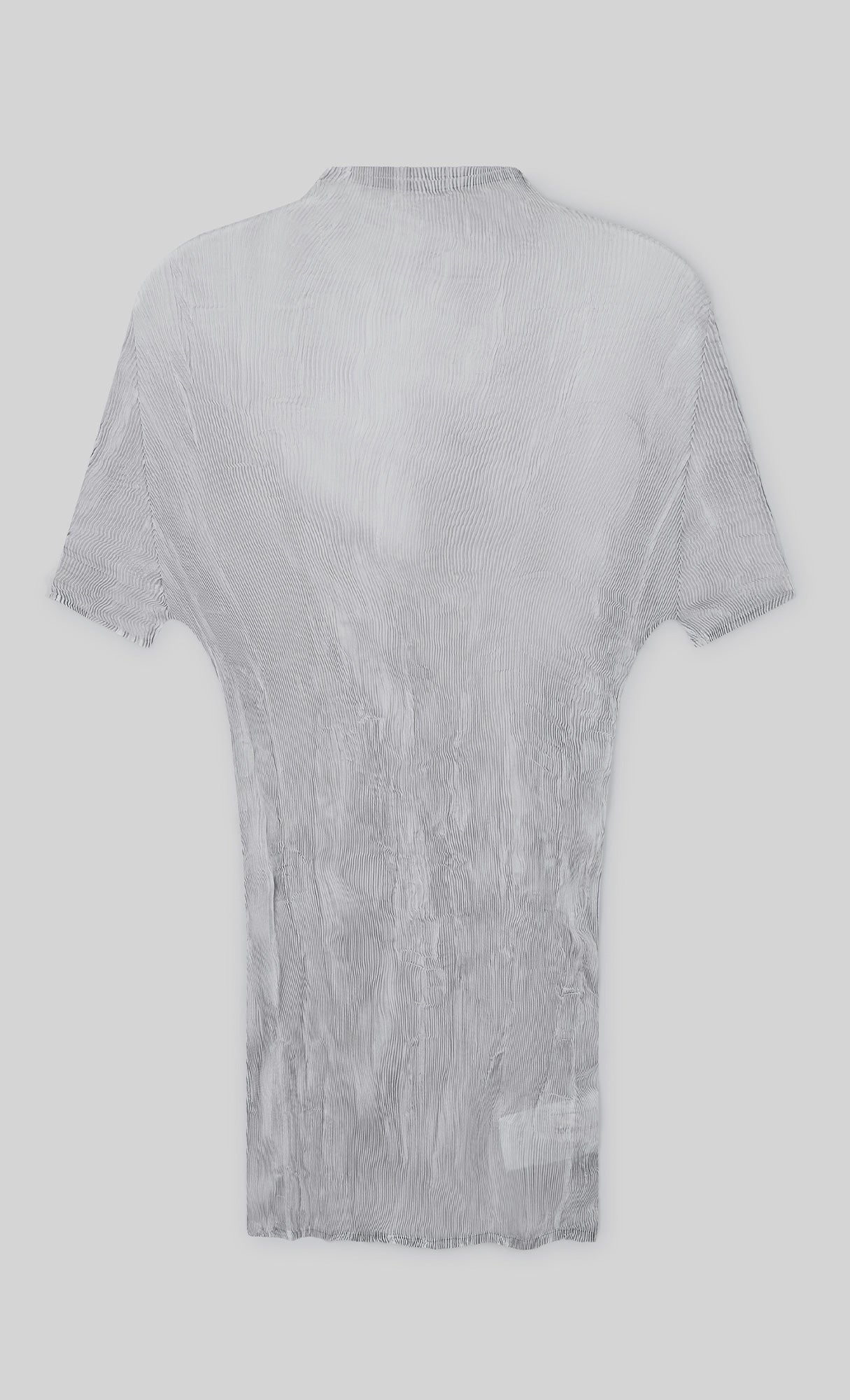 Roco crinkle pleated Top_grey
