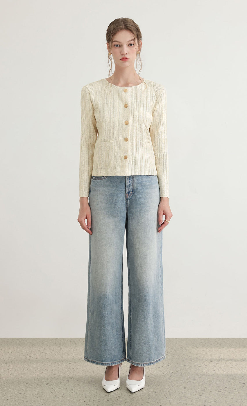 Free Size — Fit For XS - L / Ivory