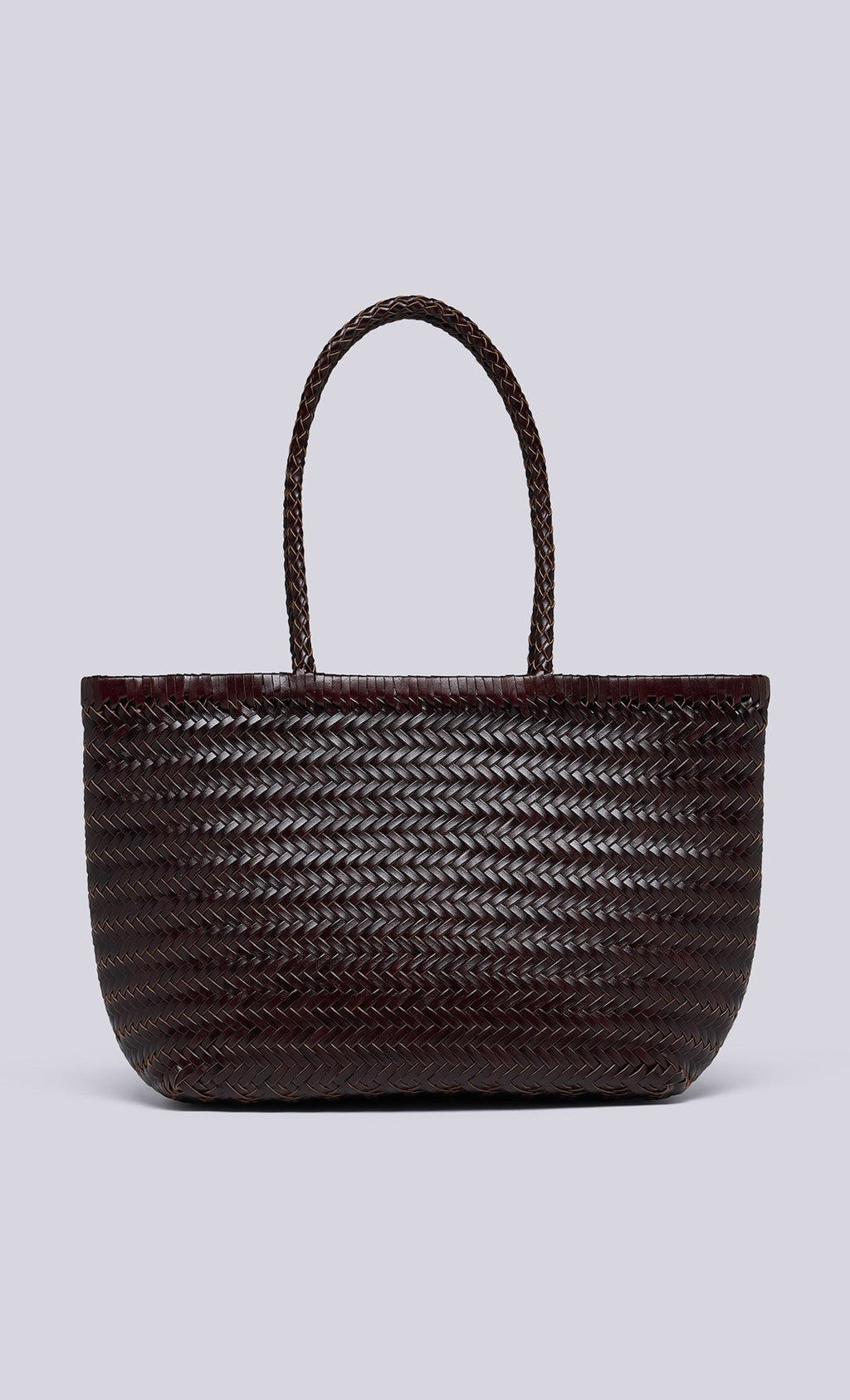 [Pouch SET] Kevin weaving leather shoulder bag_brown