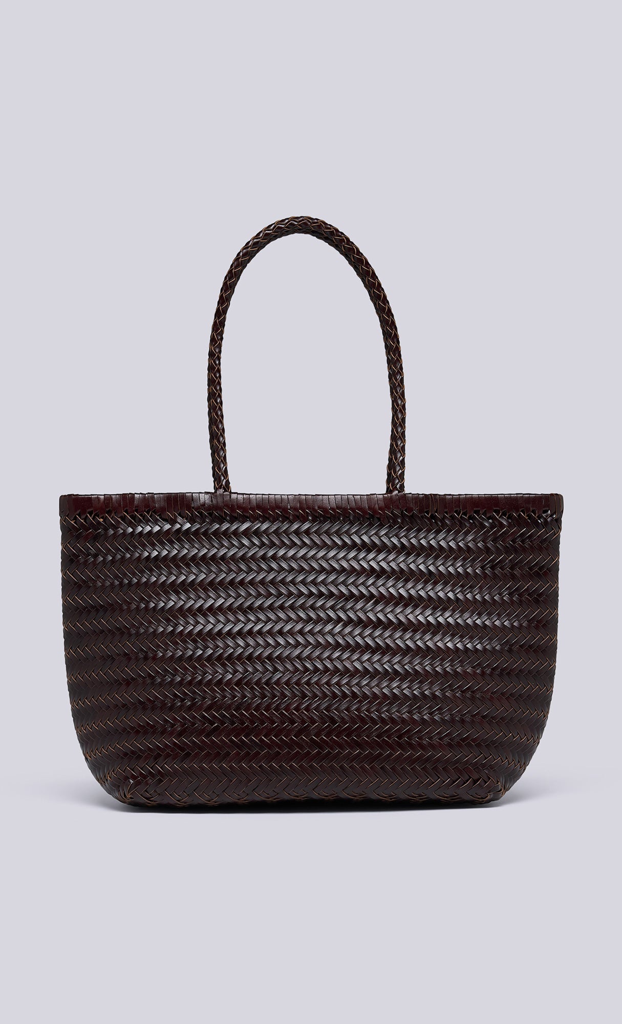 [Pouch SET] Kevin weaving leather shoulder bag_brown