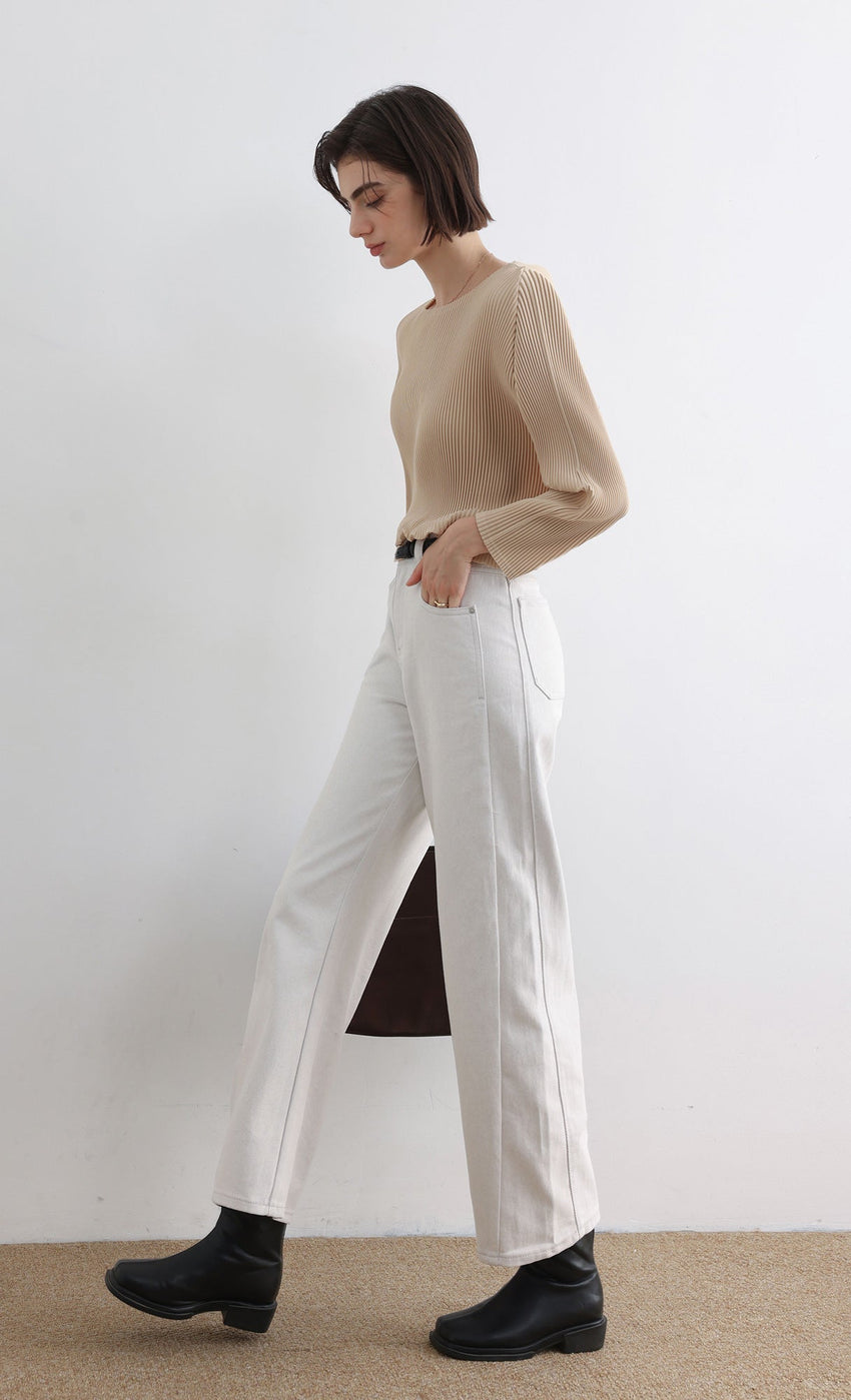 Free Size — Fit For XS - L / Light Beige